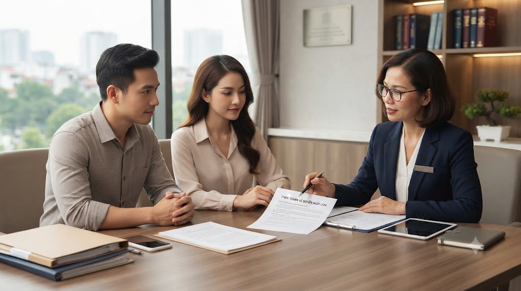 Các yếu tố Tòa án xem xét khi giao con cho cha hoặc mẹ sau ly hôn