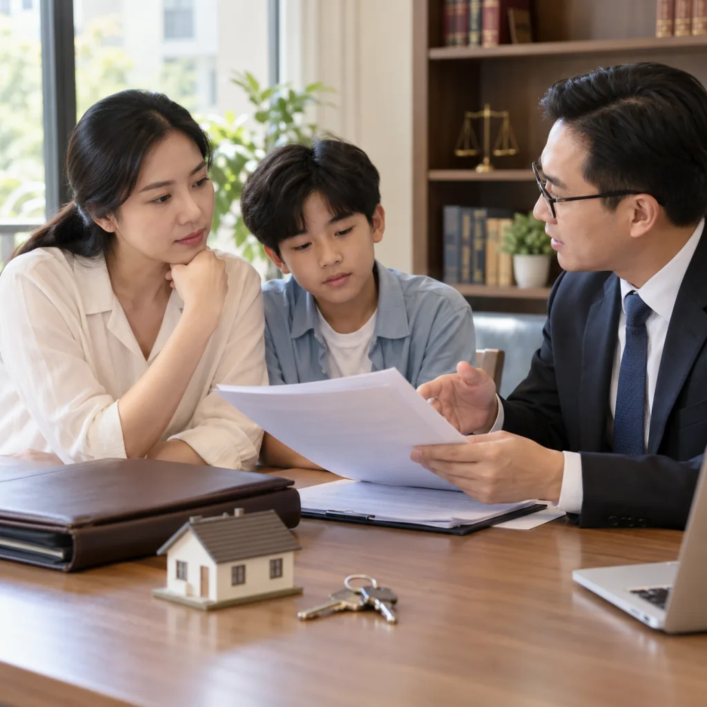 Con riêng của vợ hoặc chồng có được chia thừa kế sau ly hôn không