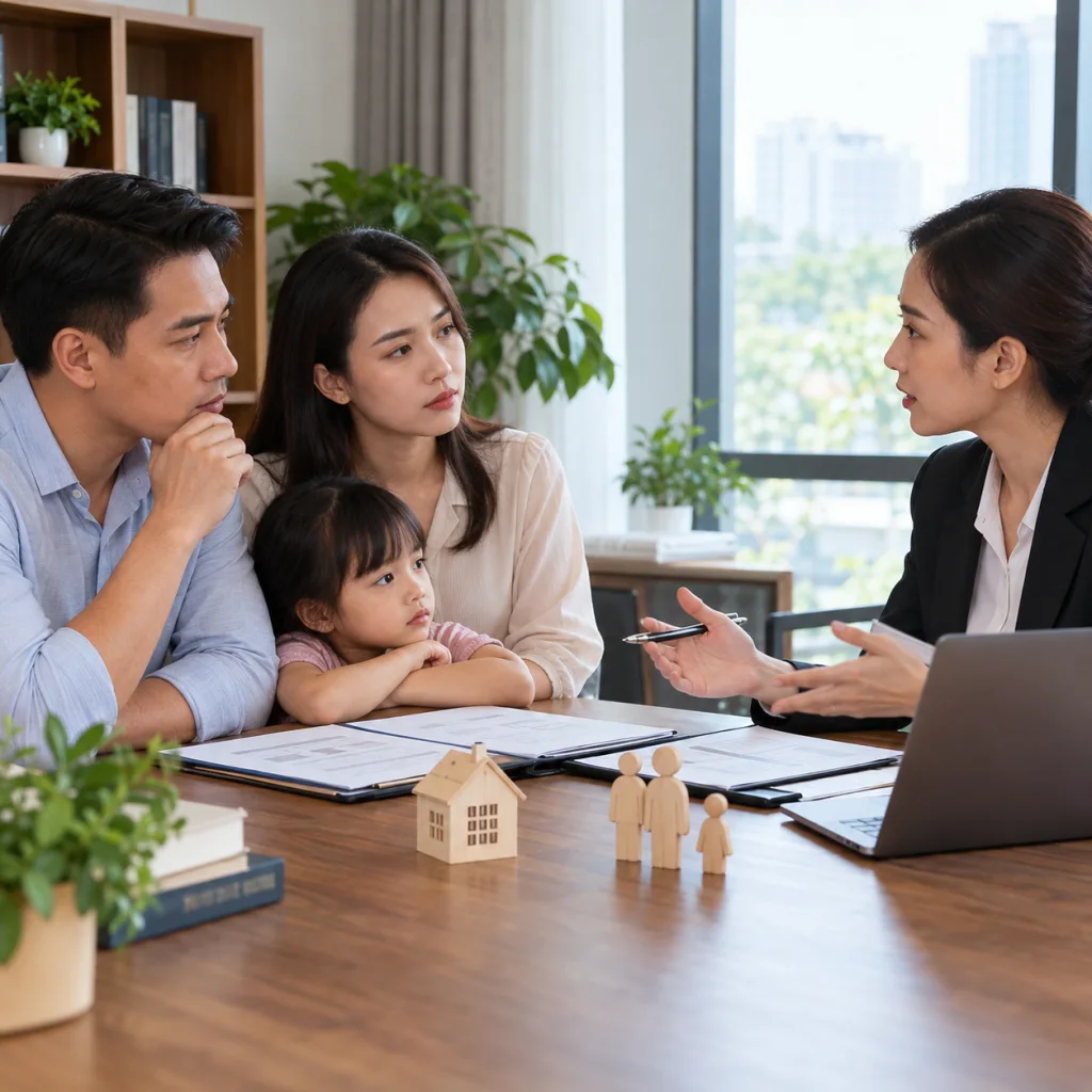 Ly hôn có bắt buộc phải chia tài sản cho con?