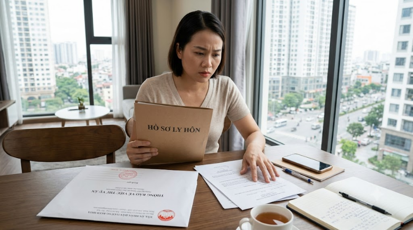 Ly hôn đơn phương khi không nhận giấy triệu tập của Tòa án