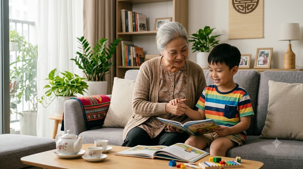 Sau ly hôn con theo mẹ bà nội có được gặp cháu không