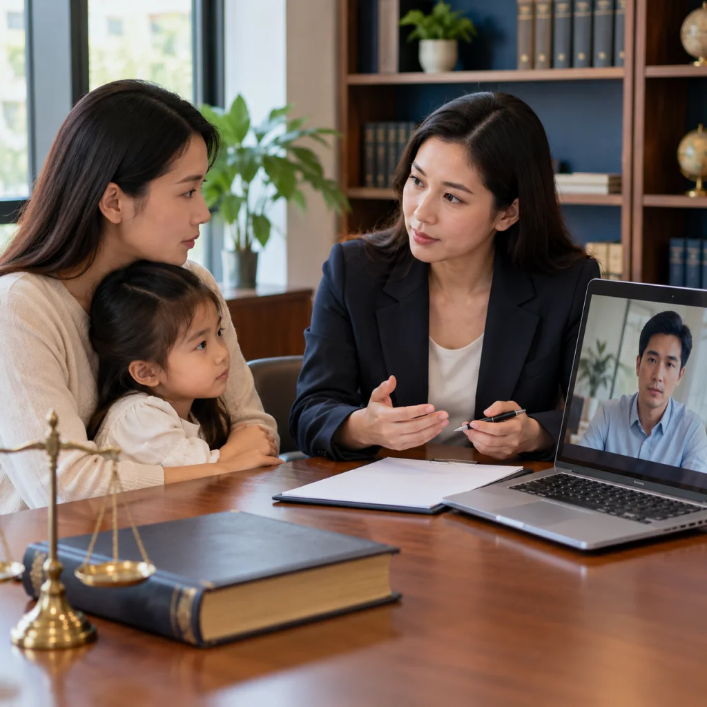 Tranh chấp quyền nuôi con với người đang ở nước ngoài