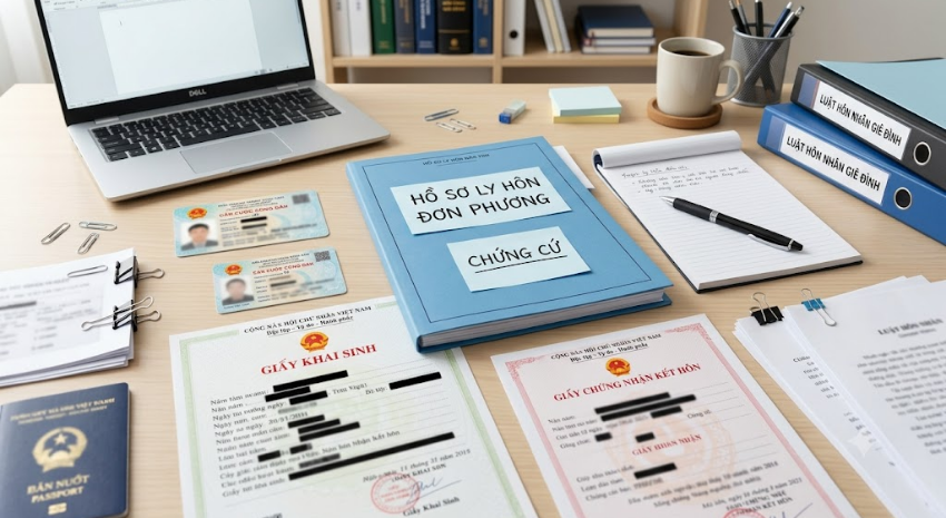 Tài liệu và chứng cứ cần chuẩn bị khi ly hôn đơn phương