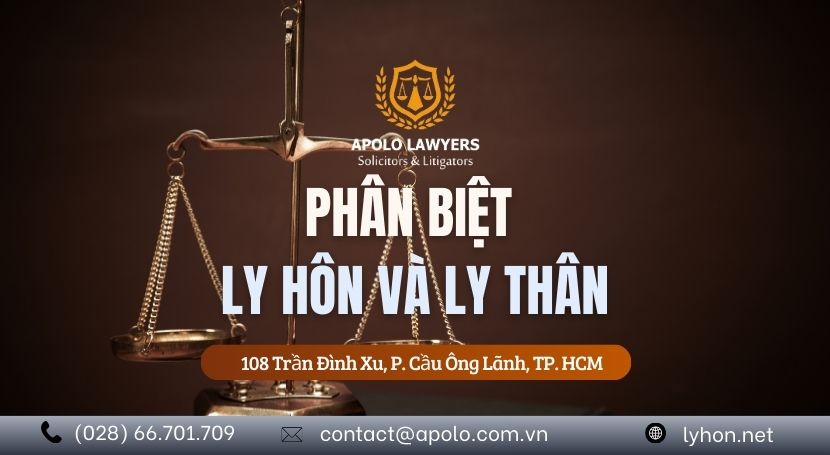 Phân biệt ly hôn và ly thân