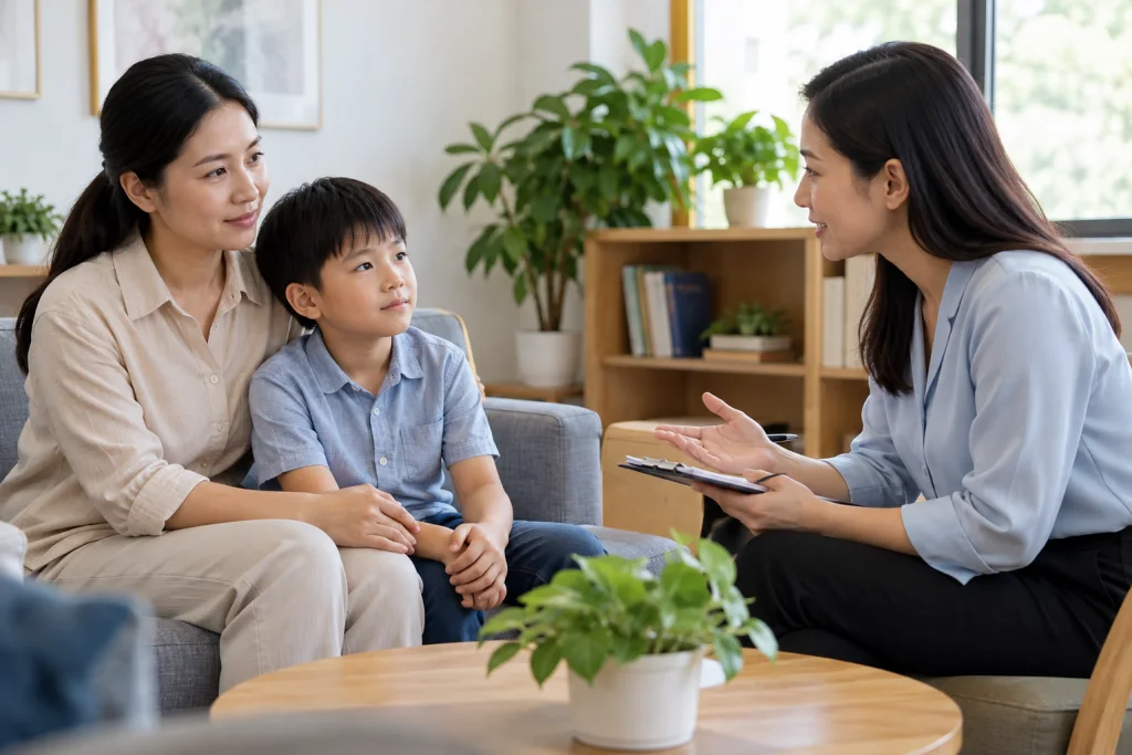 Trao đổi và chuẩn bị thông tin về có được giam cầm con để dạy không? hành vi đó có phải là bạo lực gia đình không?