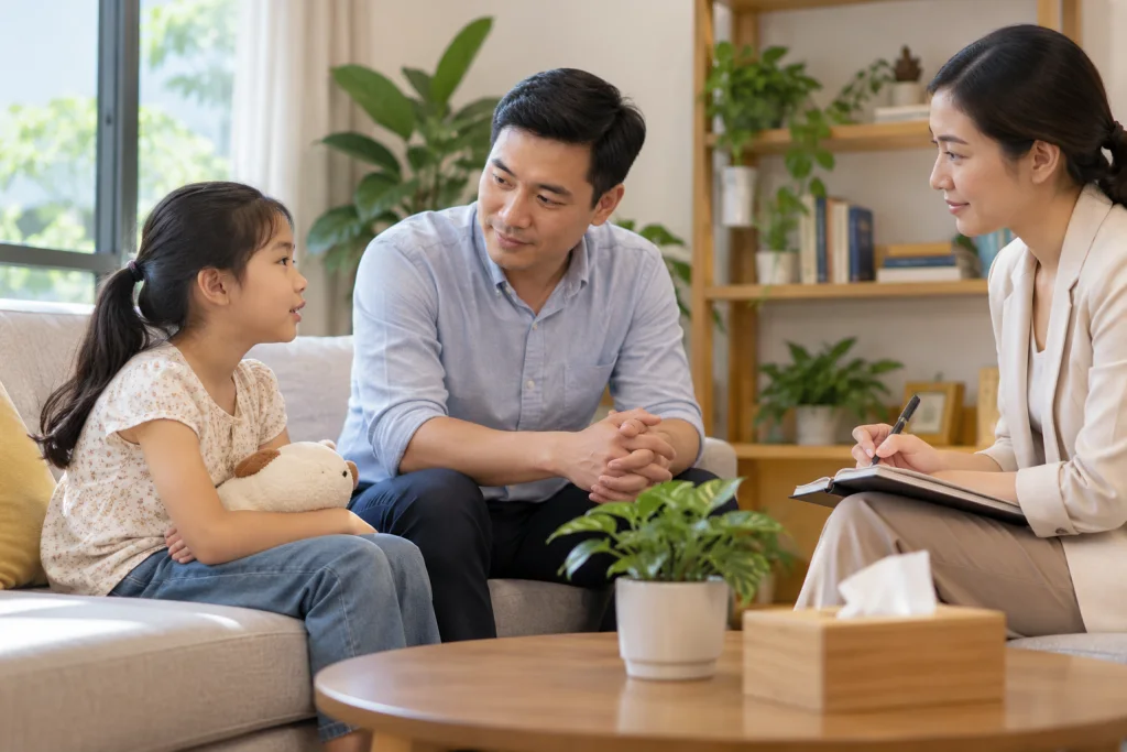 Trao đổi và chuẩn bị thông tin về con cái có cần tham gia phiên tòa khi cha mẹ ly hôn không?