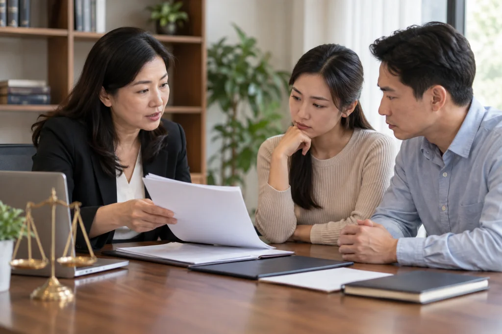 Minh họa việc chuẩn bị và tư vấn: Dịch vụ chuẩn bị hồ sơ ly hôn đơn phương