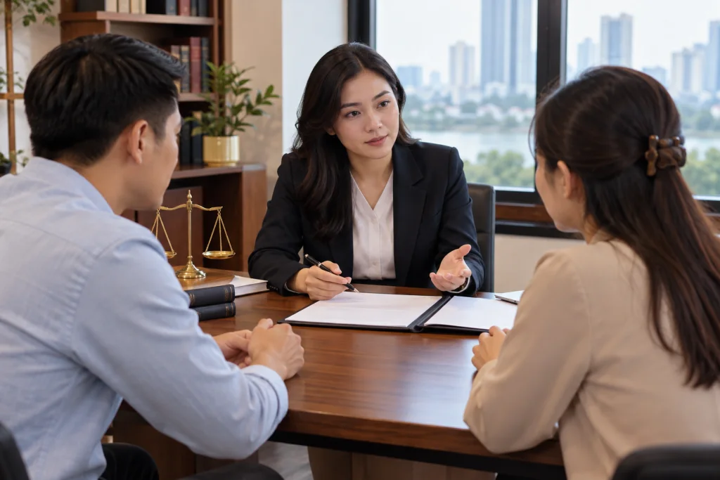 Minh họa việc chuẩn bị và tư vấn: Dịch vụ ly hôn đơn phương nhanh tại Thành phố Hà Nội