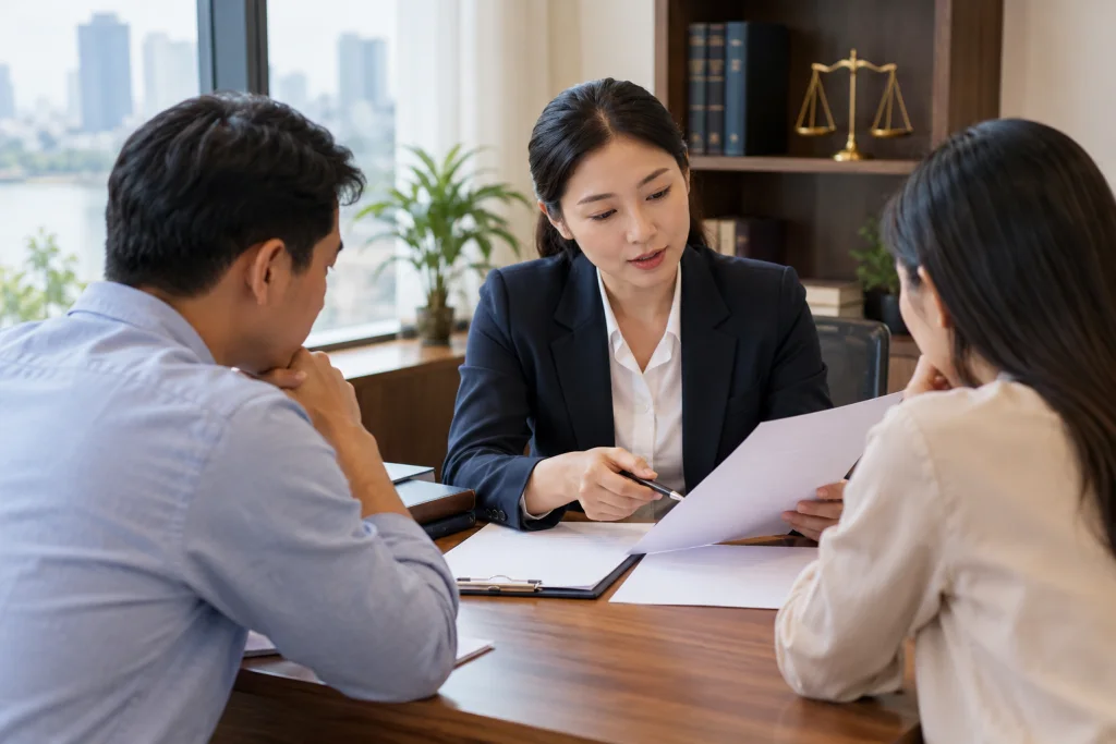 Minh họa việc chuẩn bị và tư vấn: Dịch vụ ly hôn nhanh tại Thành phố Hồ Chí Minh