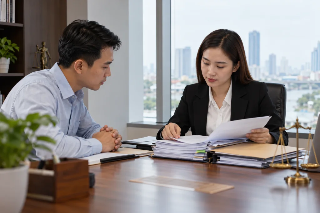 Trao đổi và chuẩn bị thông tin về dịch vụ ly hôn nhanh trọn gói, uy tín tại thành phố hồ chí minh