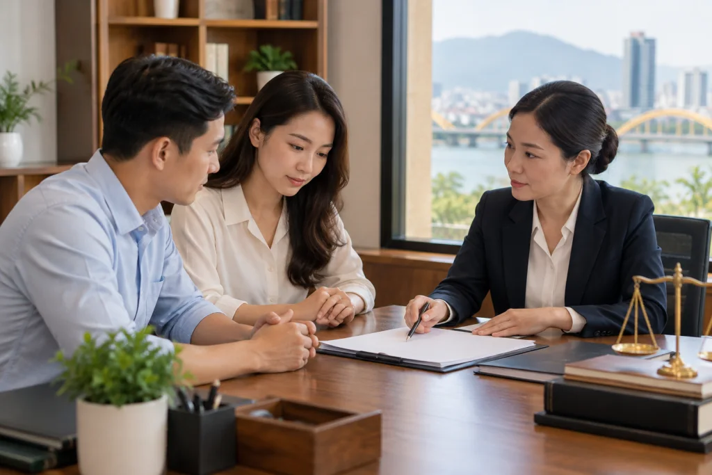 Minh họa việc chuẩn bị và tư vấn: Dịch vụ ly hôn thuận tình nhanh tại Thành phố Đà Nẵng