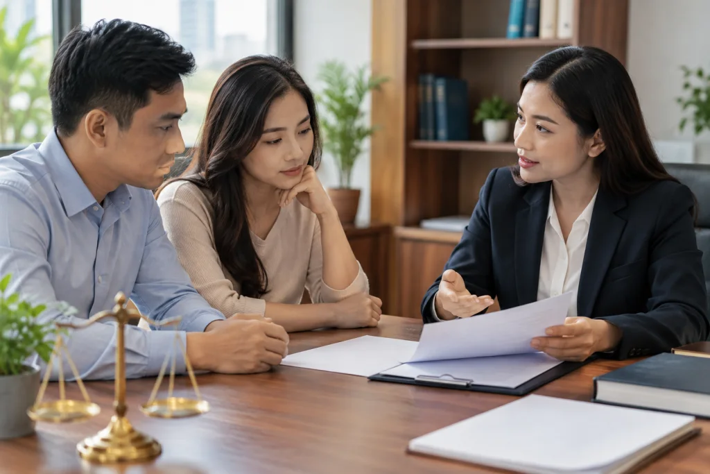 Minh họa việc chuẩn bị và tư vấn: Dịch vụ ly hôn thuận tình nhanh tại Thành phố Hà Nội
