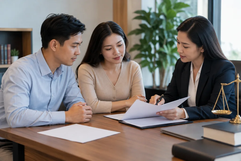 Minh họa việc chuẩn bị và tư vấn: Dịch vụ ly hôn thuận tình nhanh tại Thành phố Hồ Chí Minh