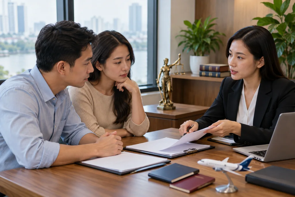 Minh họa việc chuẩn bị và tư vấn: Kết hôn ở nước ngoài có được ly hôn tại Việt Nam không