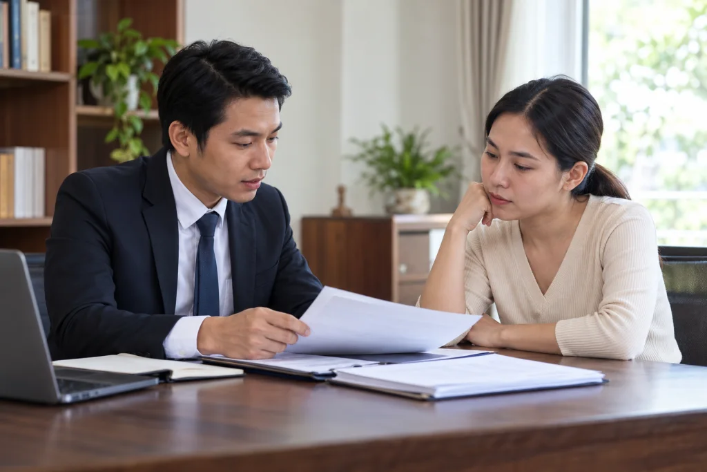 Trao đổi và chuẩn bị thông tin về khi nào con sinh ra sau ly hôn là con chung của vợ chồng?