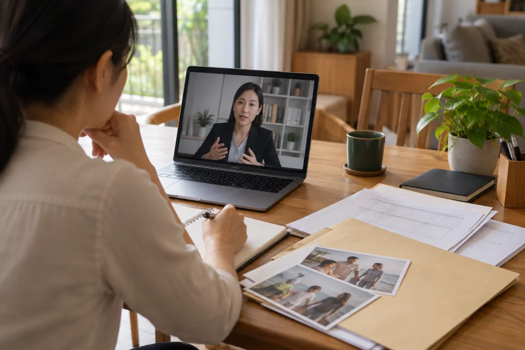 Tài liệu liên quan đến ly hôn không cần ra tòa?