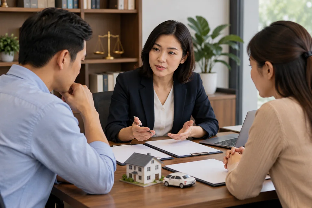Minh họa việc chuẩn bị và tư vấn: Ly hôn thuận tình giải quyết tài sản chung như thế nào