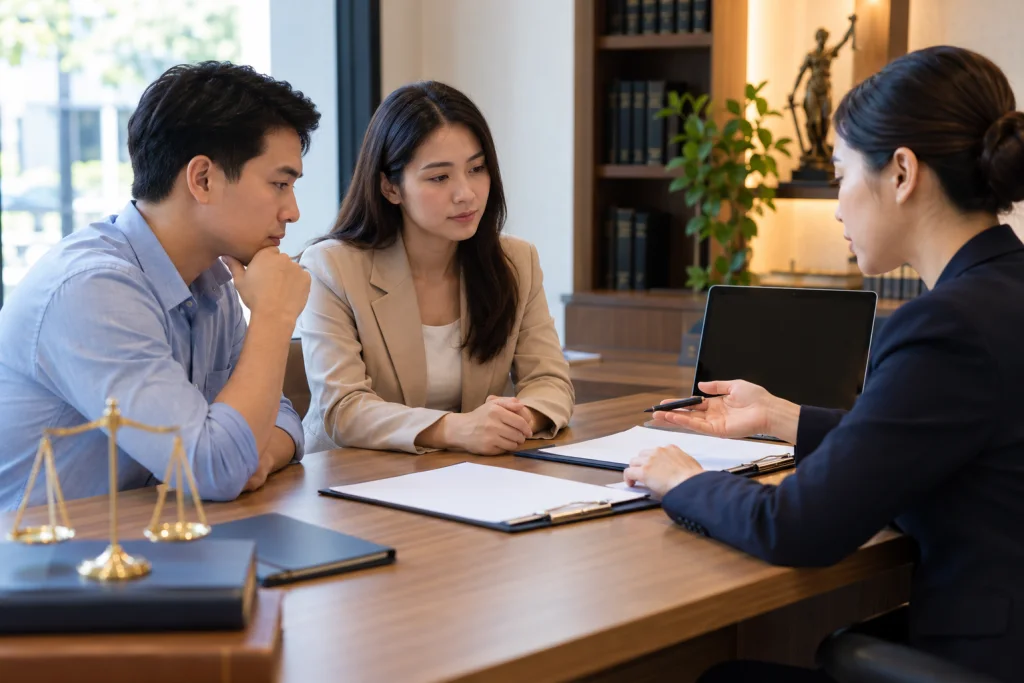 Minh họa việc chuẩn bị và tư vấn: Ly hôn thuận tình khi vắng mặt vợ hoặc chồng