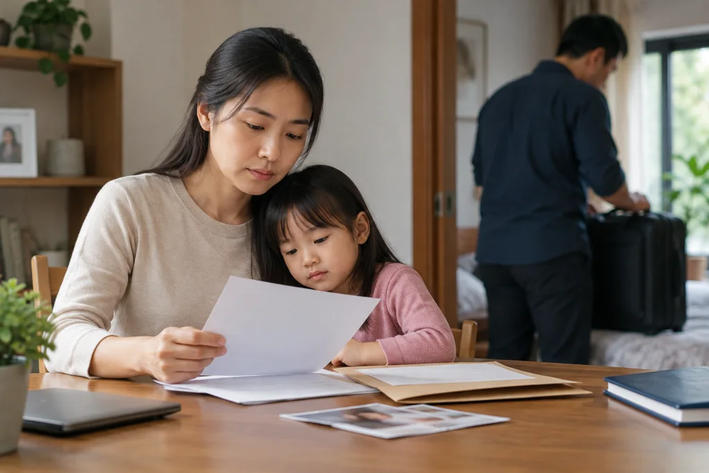 Minh họa tình huống liên quan: Mẫu đơn ly hôn đơn phương mới nhất