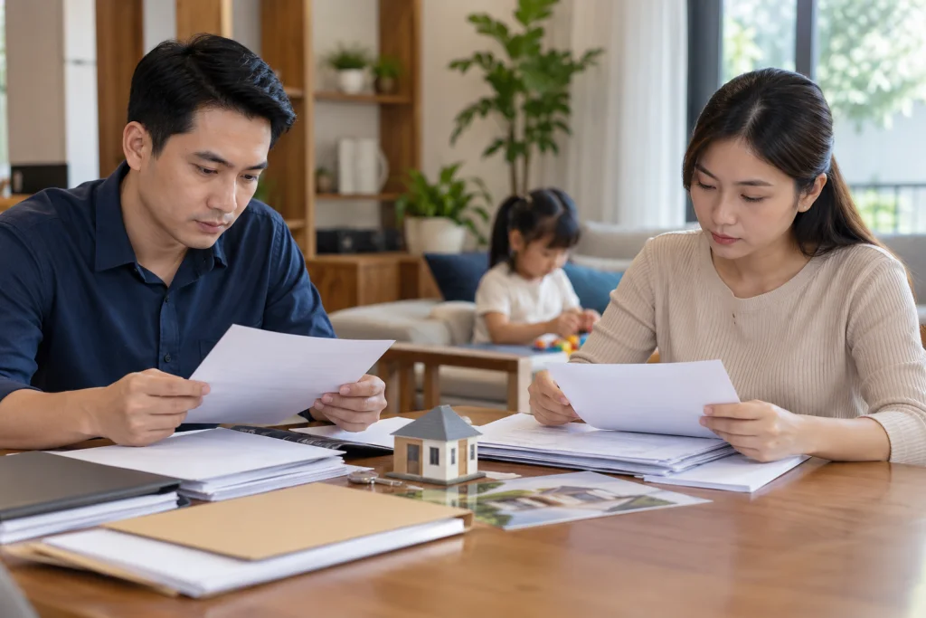 Minh họa tình huống liên quan: Nguyên tắc giải quyết tài sản của vợ chồng khi ly hôn