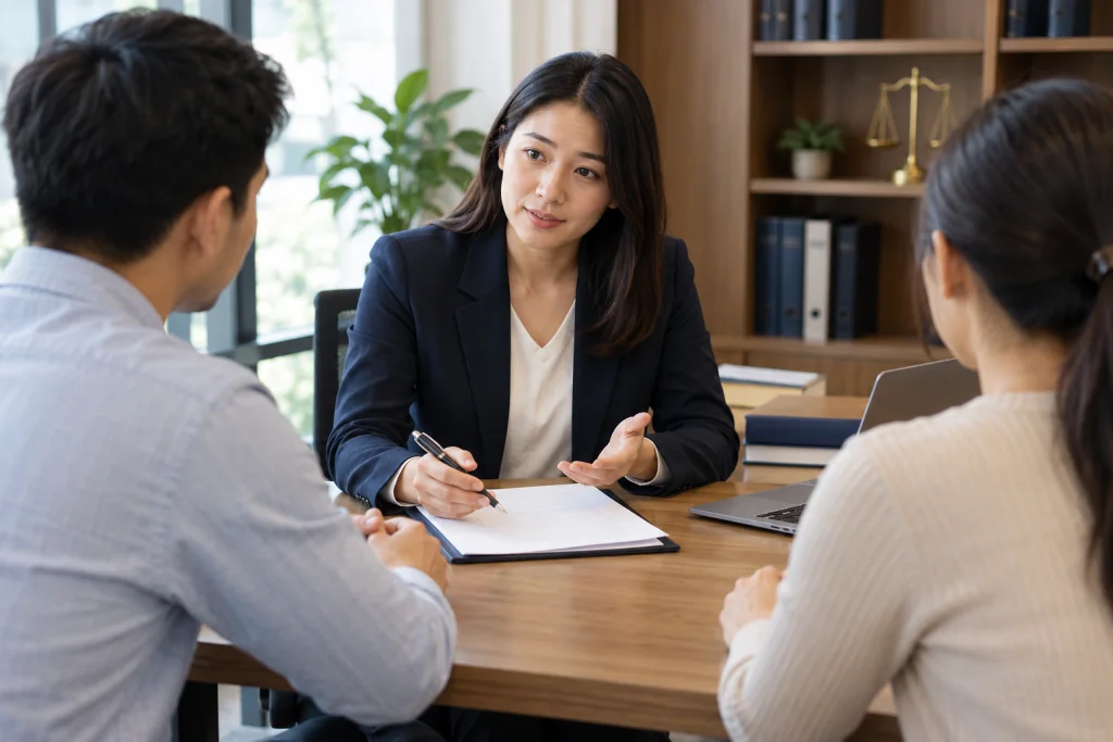 Minh họa việc chuẩn bị và tư vấn: Nộp đơn ly hôn ở đâu khi vợ chồng ở hai nơi khác nhau