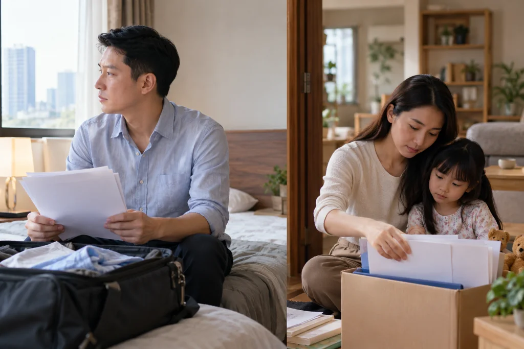Minh họa tình huống liên quan: Nộp đơn ly hôn ở đâu khi vợ chồng ở hai nơi khác nhau
