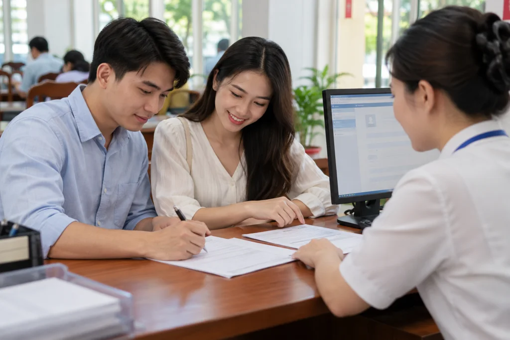 Tài liệu liên quan đến sau khi bỏ sổ hộ khẩu, thủ tục đăng ký kết hôn được thực hiện ra sao?