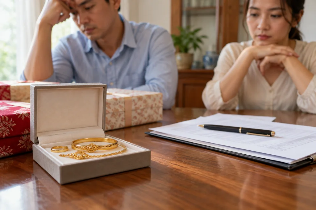 Tìm hiểu: Sau khi ly hôn vàng cưới, của hồi môn có phải chia hay không?