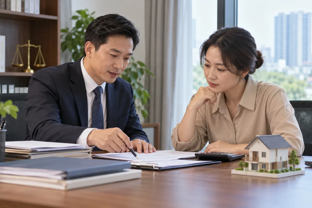 Trao đổi với luật sư về giấy tờ tài sản và thuế sau ly hôn