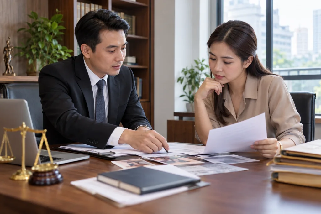 Trao đổi và chuẩn bị thông tin về tầm quan trọng của luật sư ly hôn
