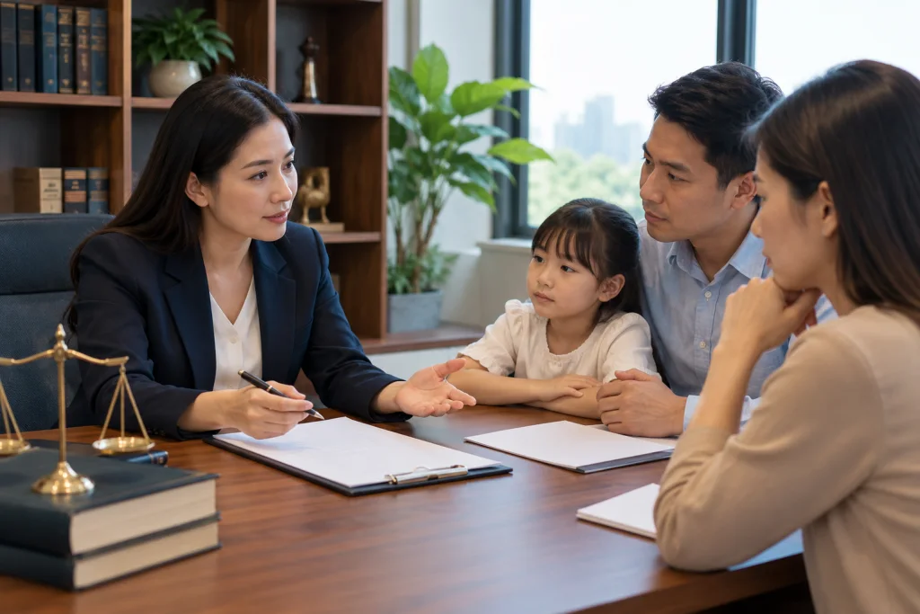 Minh họa việc chuẩn bị và tư vấn: Tranh chấp về nghĩa vụ cấp dưỡng khi ly hôn