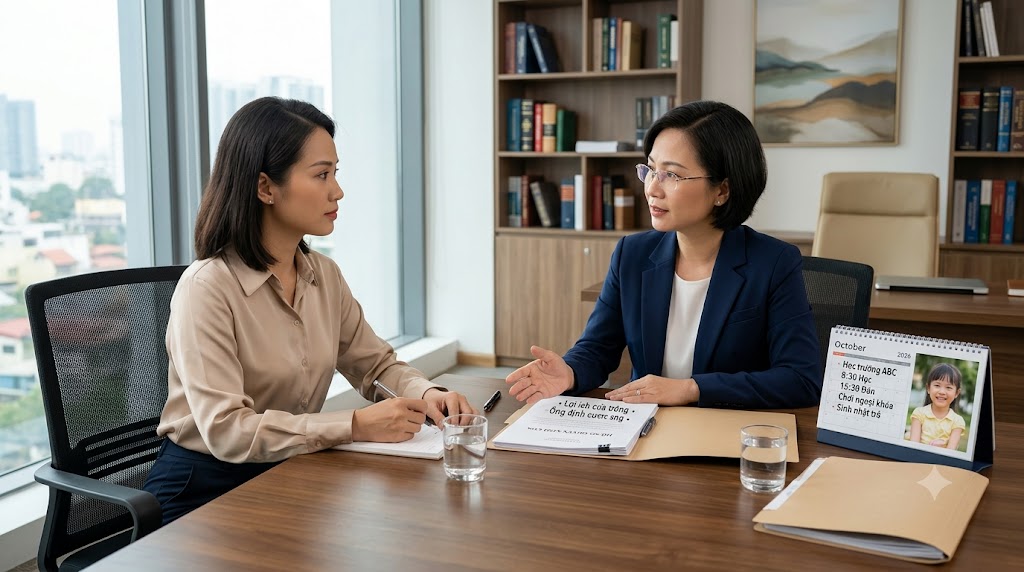 Cân nhắc thay đổi người trực tiếp nuôi con vì lợi ích của trẻ