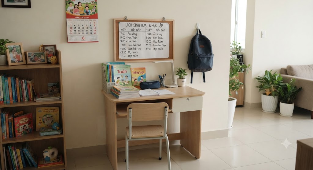 Môi trường sống ổn định và phù hợp với sinh hoạt của trẻ